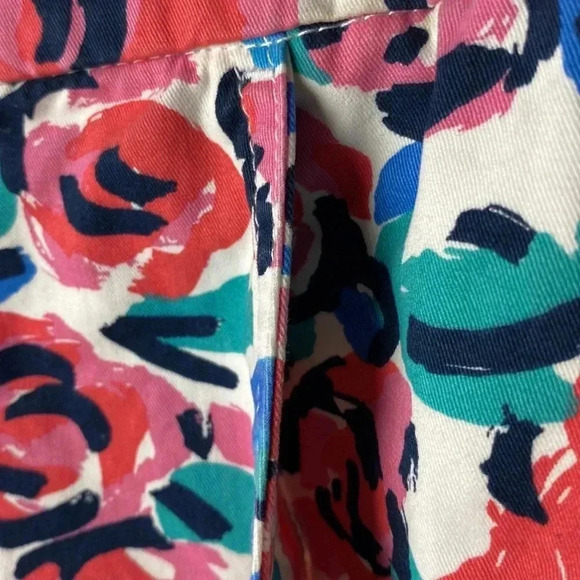 TOMMY HILFIGER WOMENS SIZE 6 SHORTS FLORAL PRINT 4” INSEAM ZIP AND HOOK CLOSURE - Picture 5 of 11